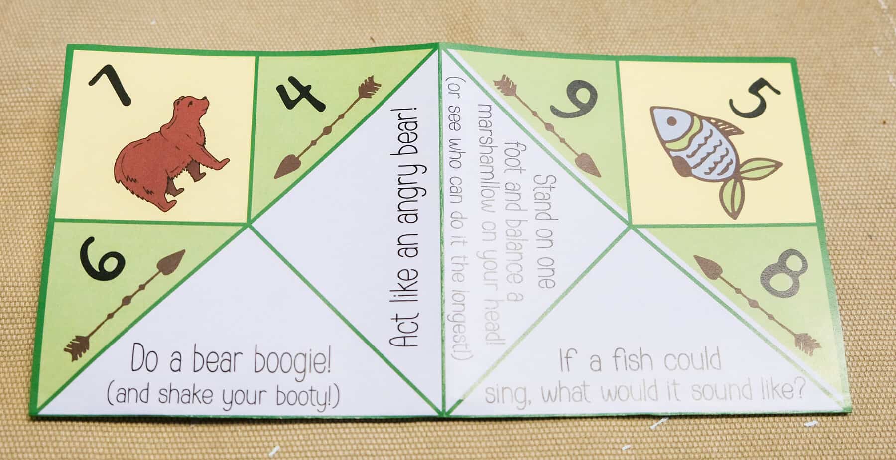 how to make a cootie catcher