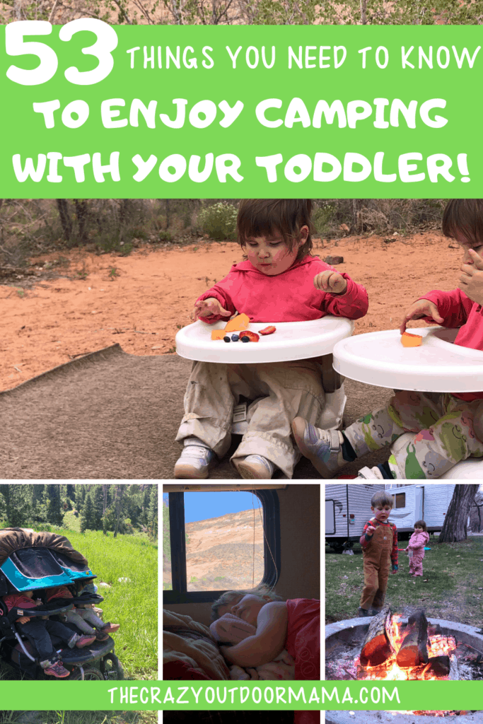 toddler and kids camping tips