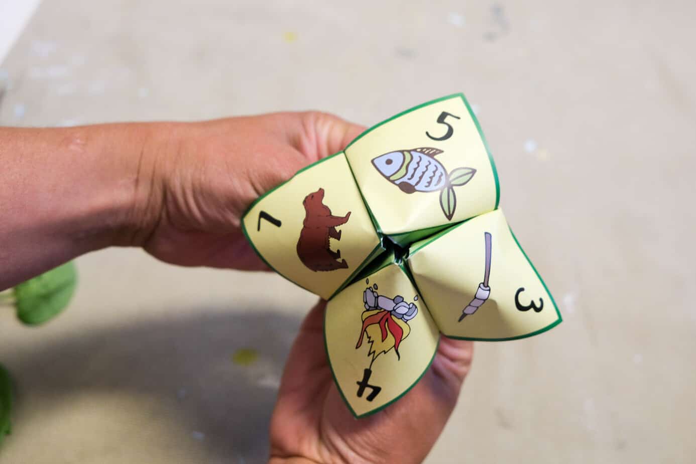 camp game for kids printable camp cootie catcher