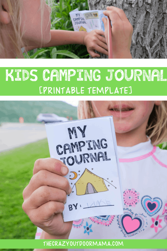 fun kids camping activity camp journal