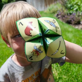 camp game for kids cootie catcher