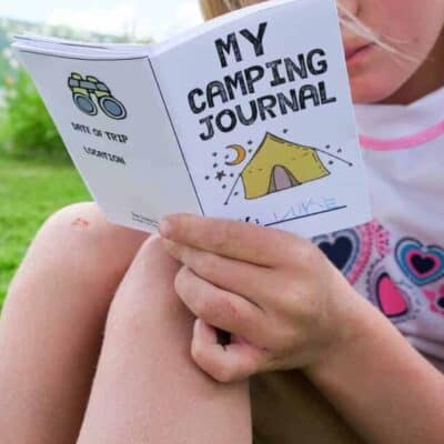 DIY printable kids camp journal