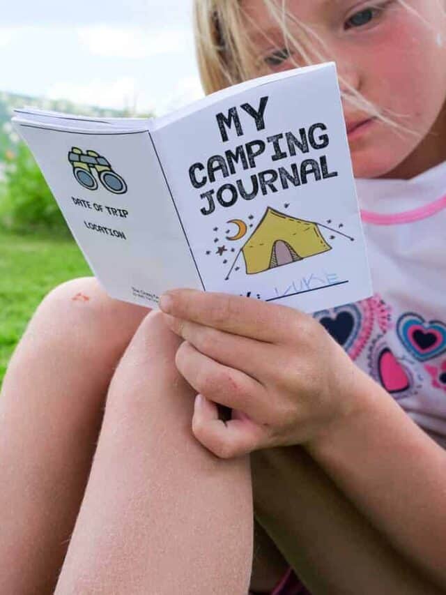 Easy and Cute Kids Camp Journal Printable Story
