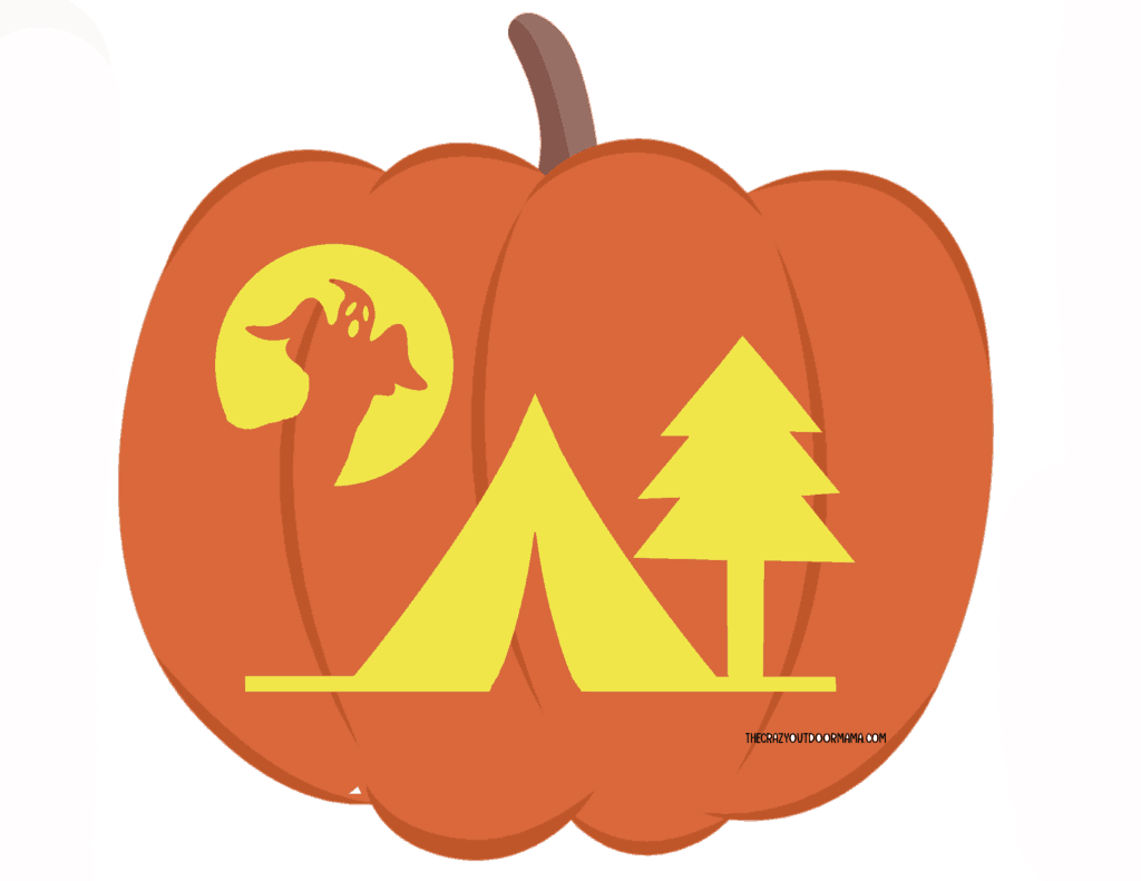 camping pumpkin carving ideas