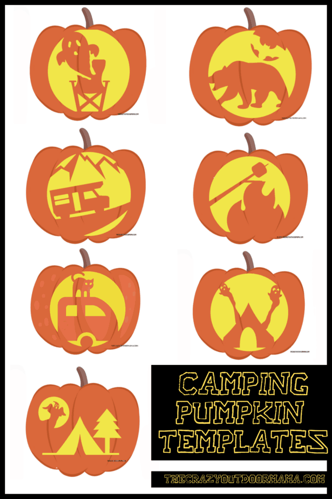 camping halloween pumpkin ideas