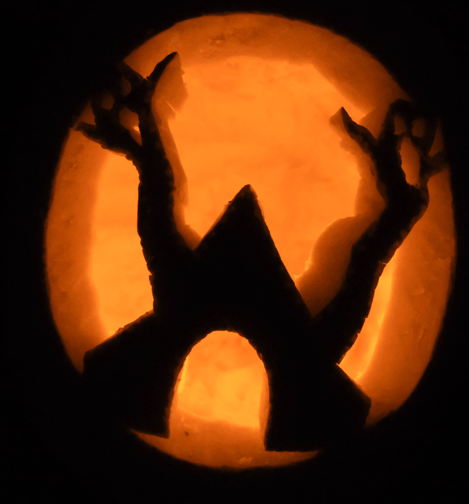 7 Spooky Camping Themed Pumpkin Carving Templates [Free PDF Printables ...