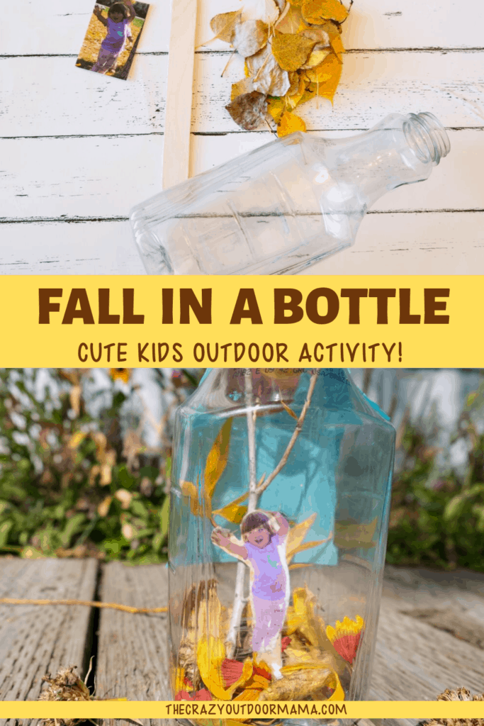 cute fall activity with leaves craft for kids