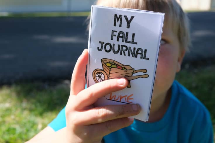 fall kids activities journal printable pdf