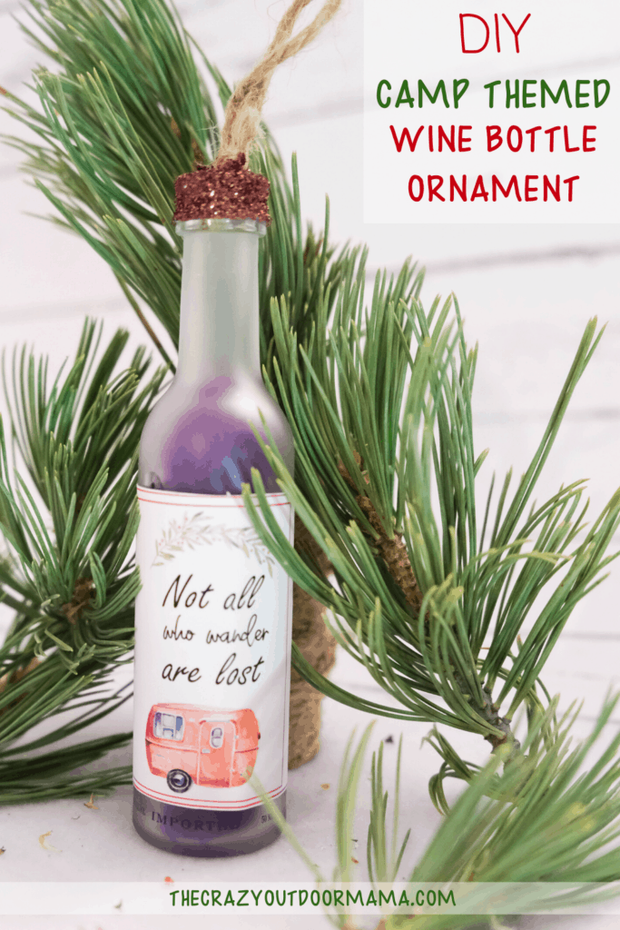 HOW TO MAKE A WINE BOTTLE ORNAMENT