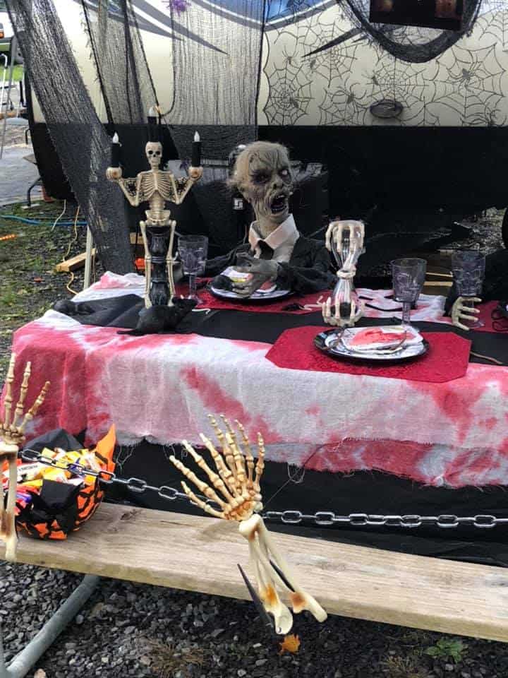 haunted picnic table