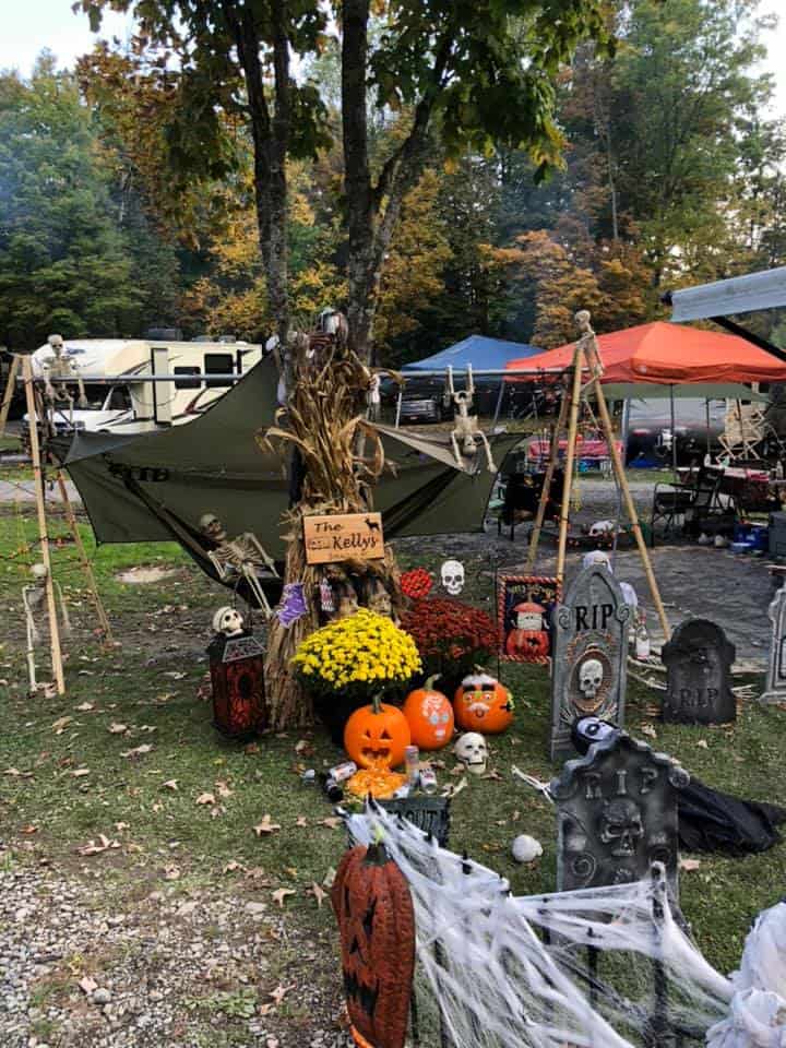 fall rv and halloween