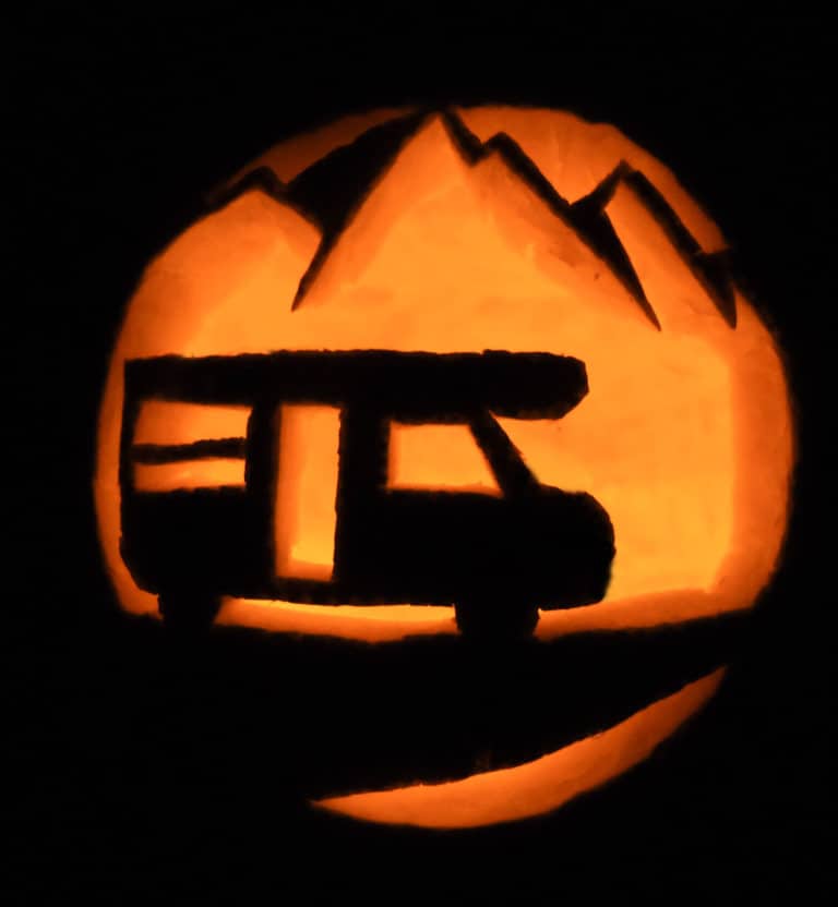 7 Spooky Camping Themed Pumpkin Carving Templates [Free PDF Printables ...