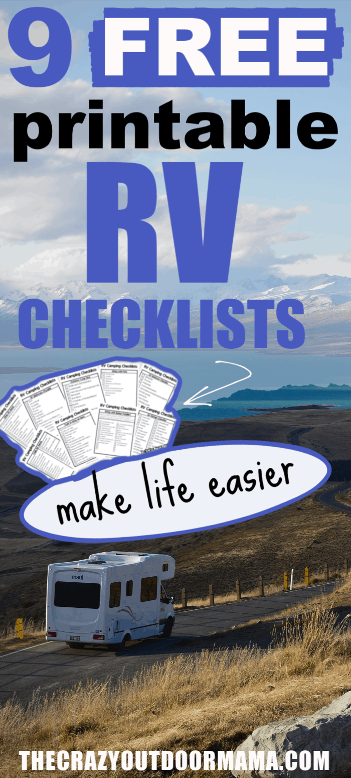 The Ultimate RV Camping Checklists [9 Free Printable RV Checklist PDFs]