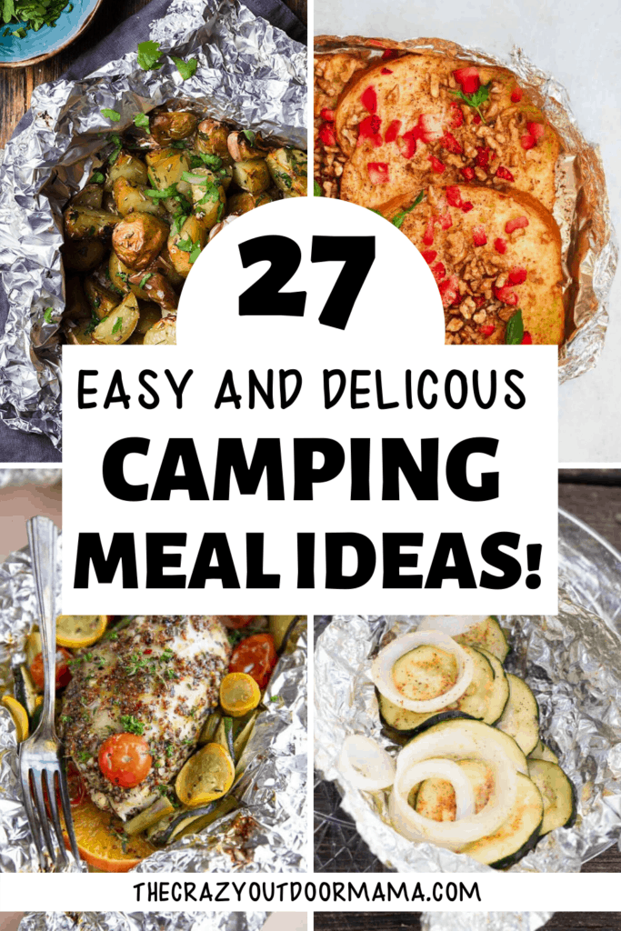 CAMPING MEAL IDEAS FOIL PACKET