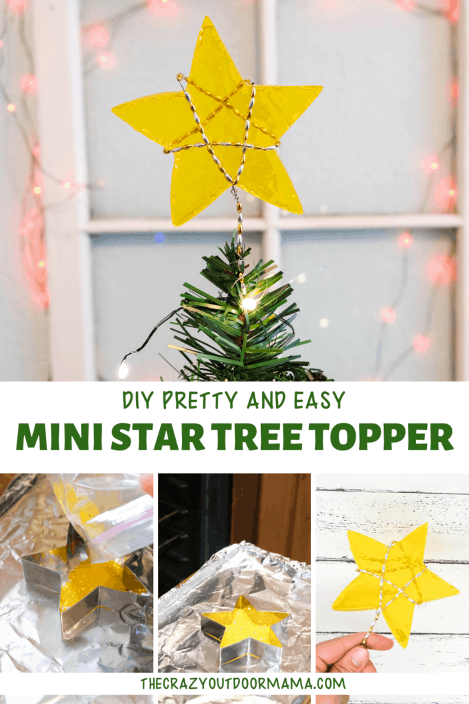 DIY METLED TREE TOPPER