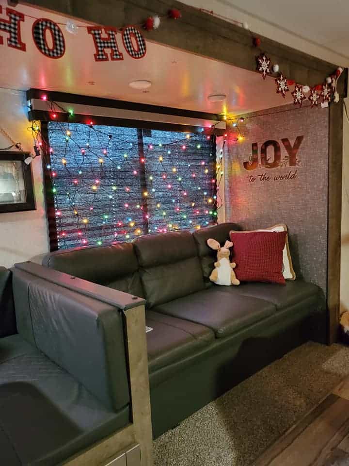 holiday decor in rv