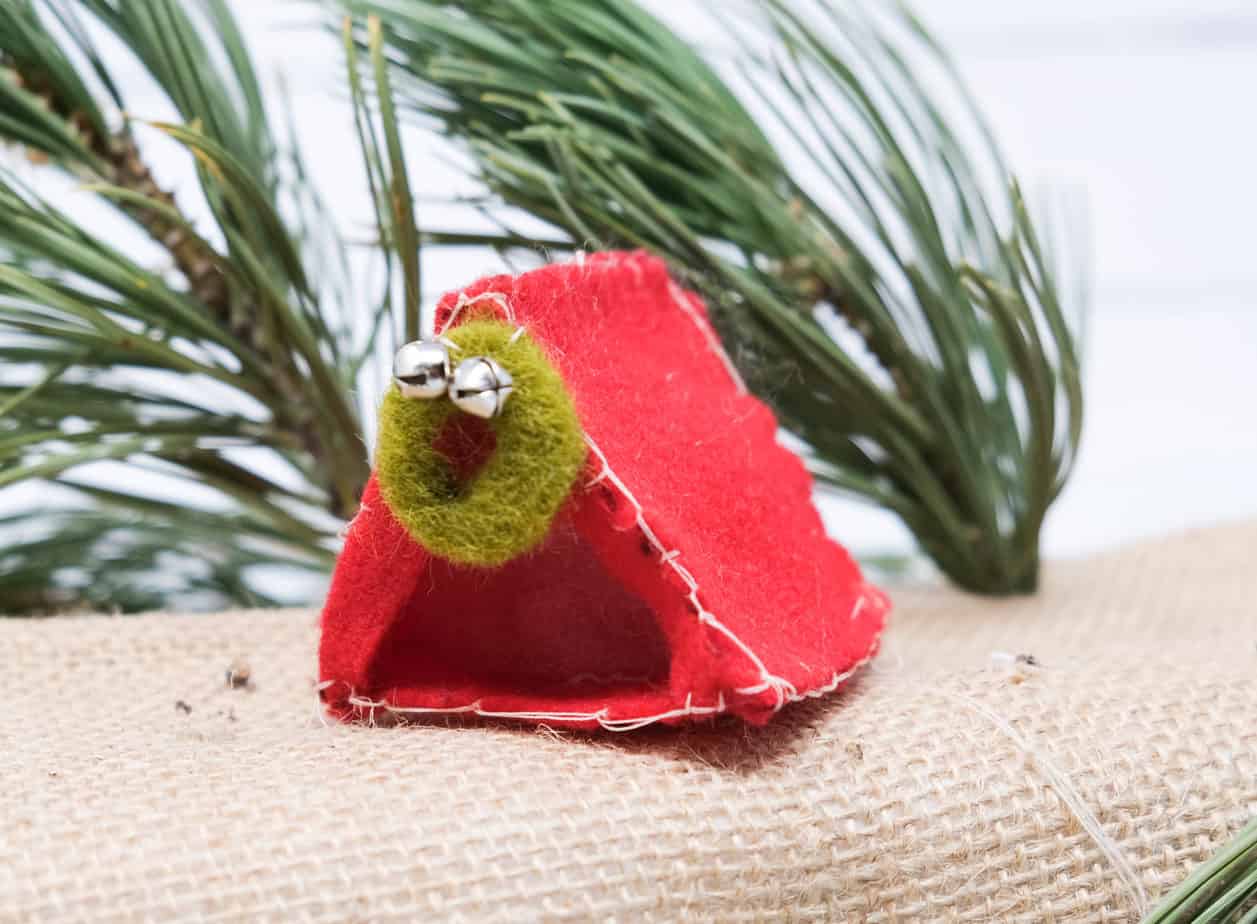 DIY Camping Tent Christmas Tree Ornament [Free PDF Template] The Crazy Outdoor Mama