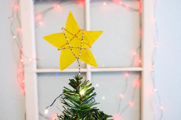 diy min star tree topper