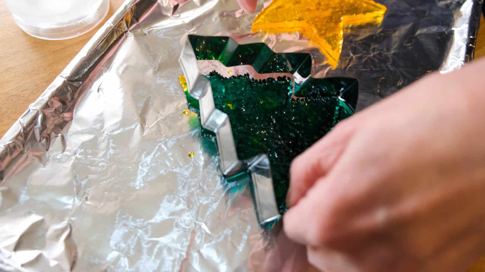 removing a baked bead ornament or topper