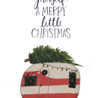 christmas camping printable decor free