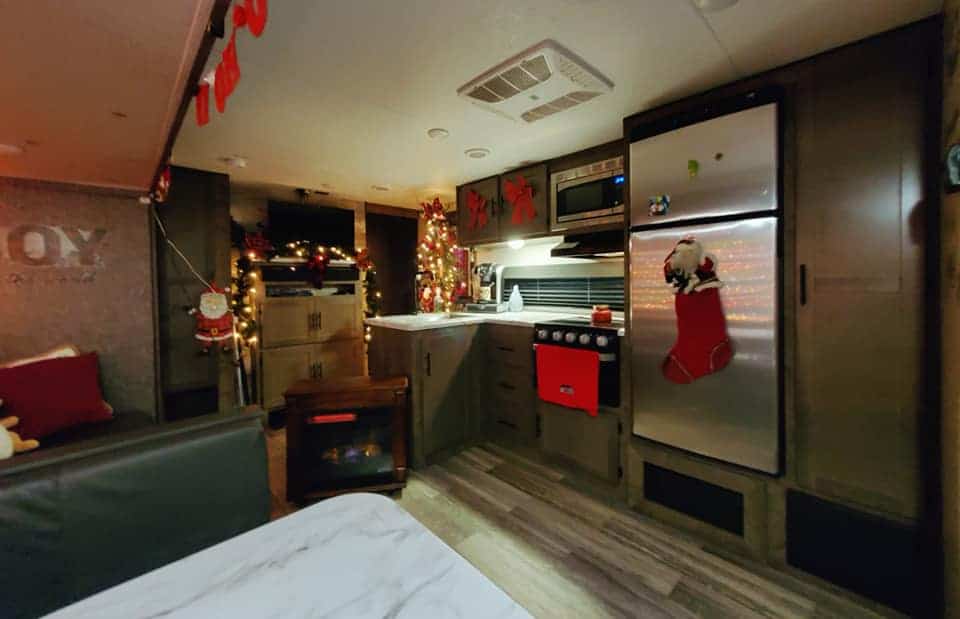 kitchen decor for holidays in rv