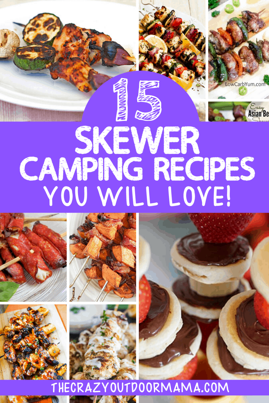 15 Mouth Watering Grilled Skewer Recipes to Make At Camp The