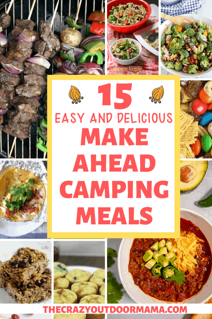 make ahead camping meals