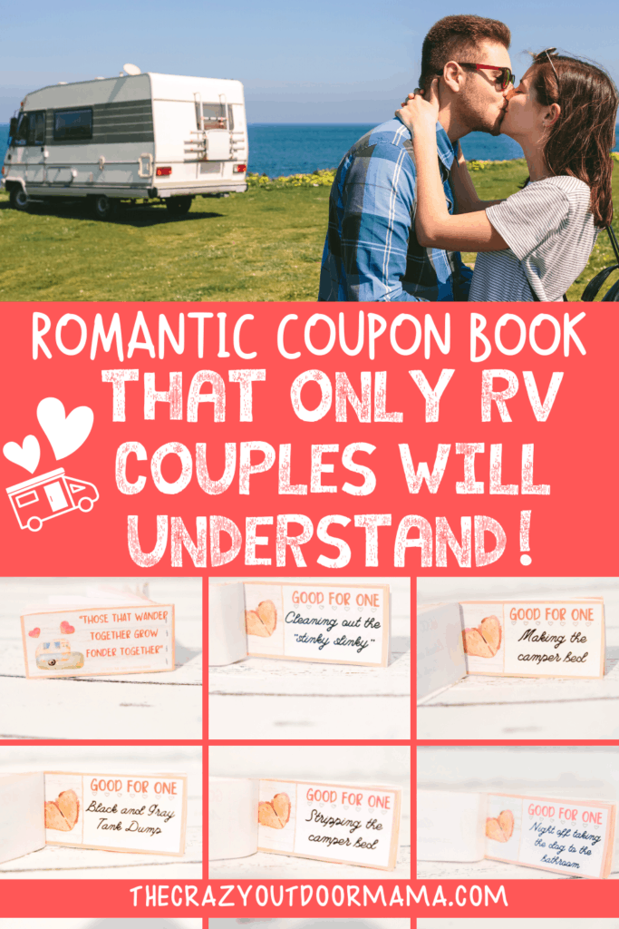 romantic camping coupon book for couples