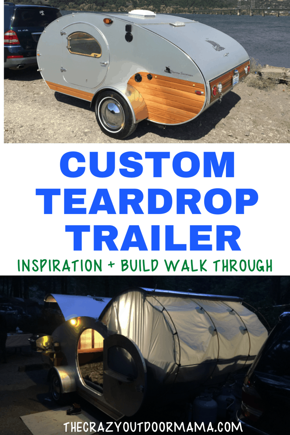 Building + Camping With a STUNNING Custom Teardrop Trailer The Crazy