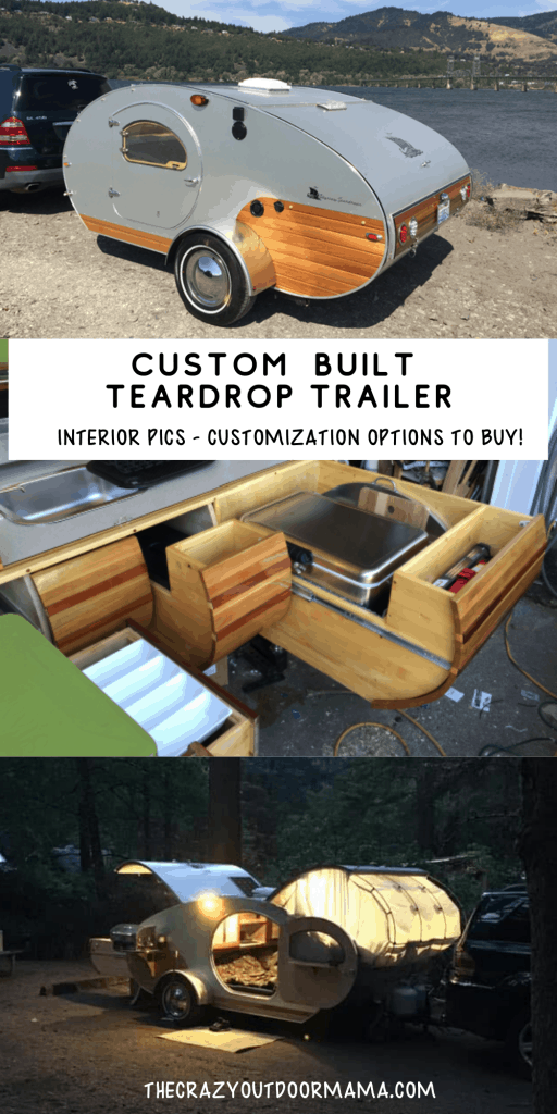 custom wood teardrop trailer to buy