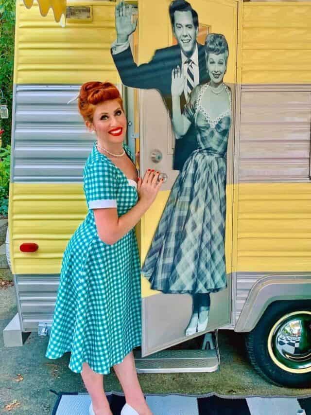 The Most BEAUTIFUL I Love Lucy Themed Camper Renovation Story