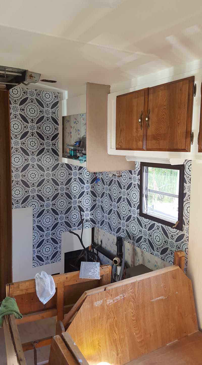 17 Peel and Stick Kitchen RV Backsplash Ideas! The Crazy Outdoor Mama