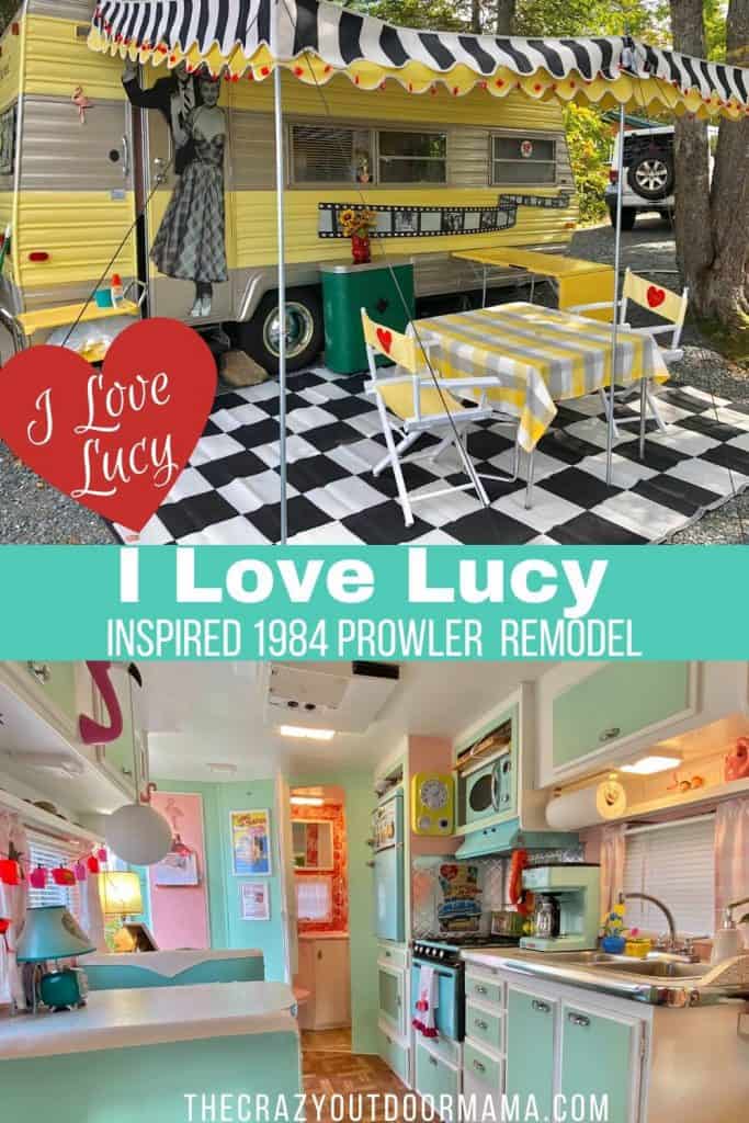 I LOVE LUCY INSPIRED CAMPER REMODEL