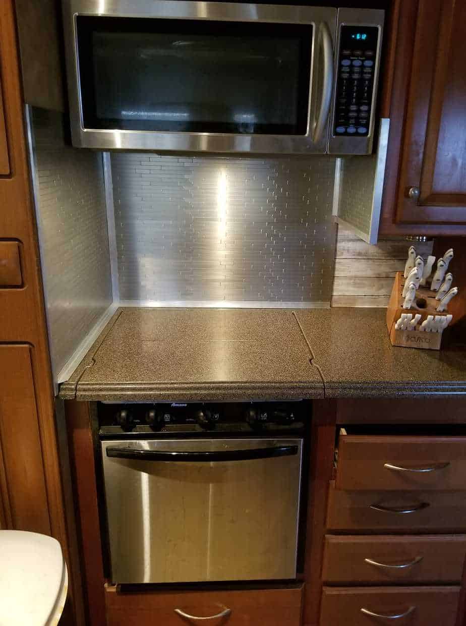 17 Peel and Stick Kitchen RV Backsplash Ideas! The Crazy Outdoor Mama