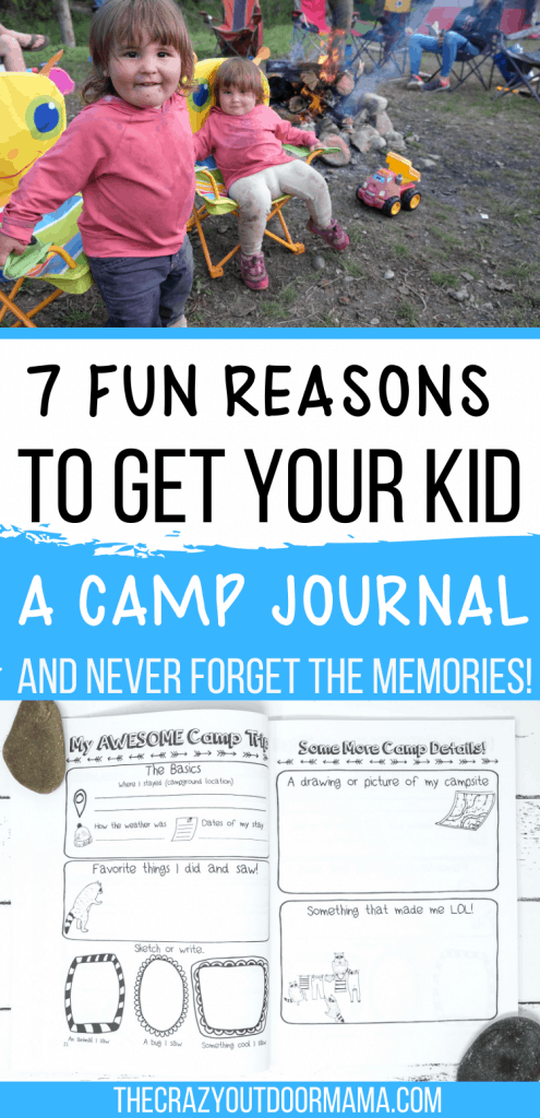 KIDS CAMPING ACTIVITY JOURNAL AND LOG