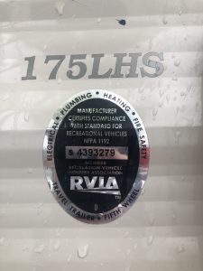 how to find model number on rv