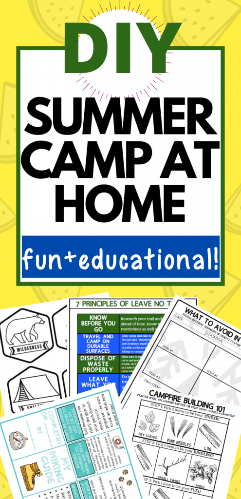 diy summer camp at home for kids