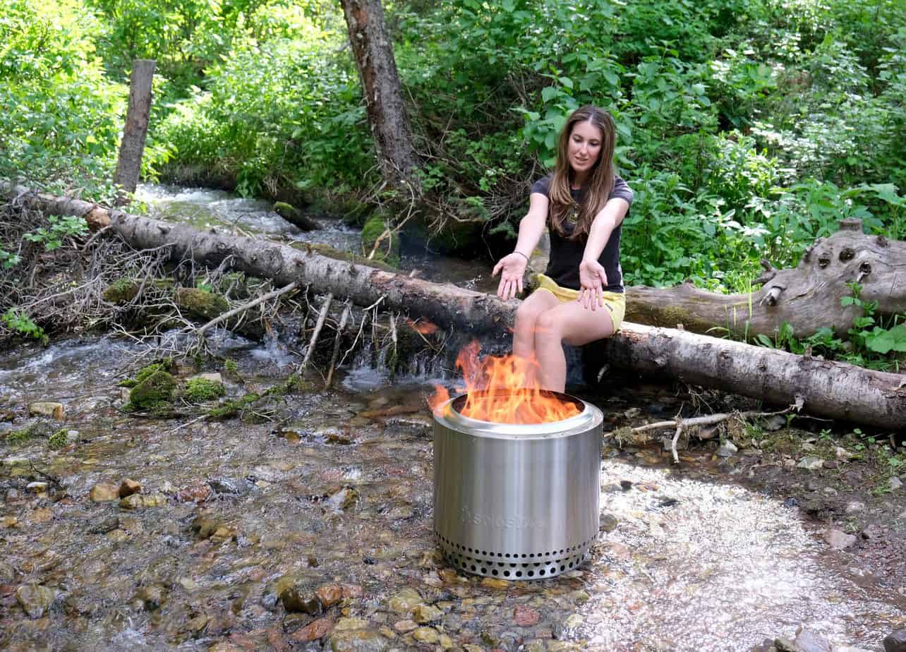 marshmallow solo stove bonfire