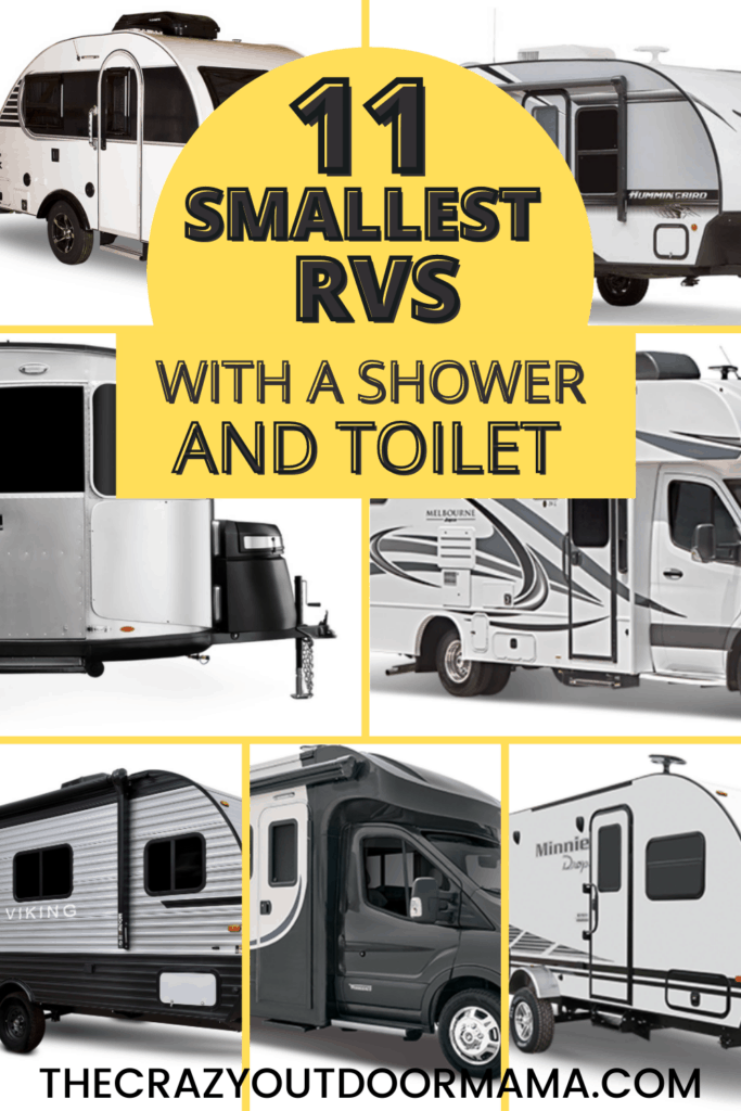 Small Rvs With A Shower And Toilet, Class C Rv With King Bed And Large Shower Toilet
