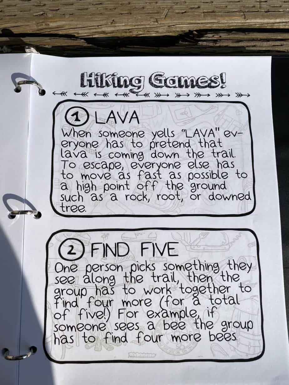 Fun + Engaging Printable Hiking Journal for Kids [FREE printable hike ...