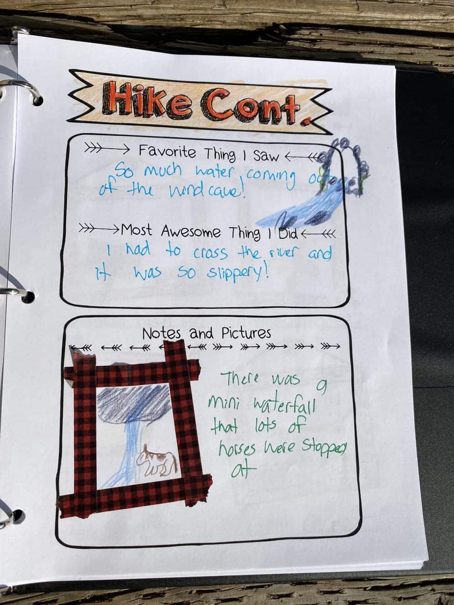 Fun + Engaging Printable Hiking Journal for Kids [FREE printable hike ...