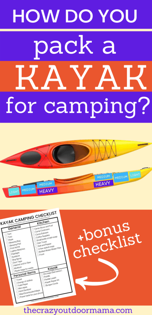 packing for a kayak camping trip