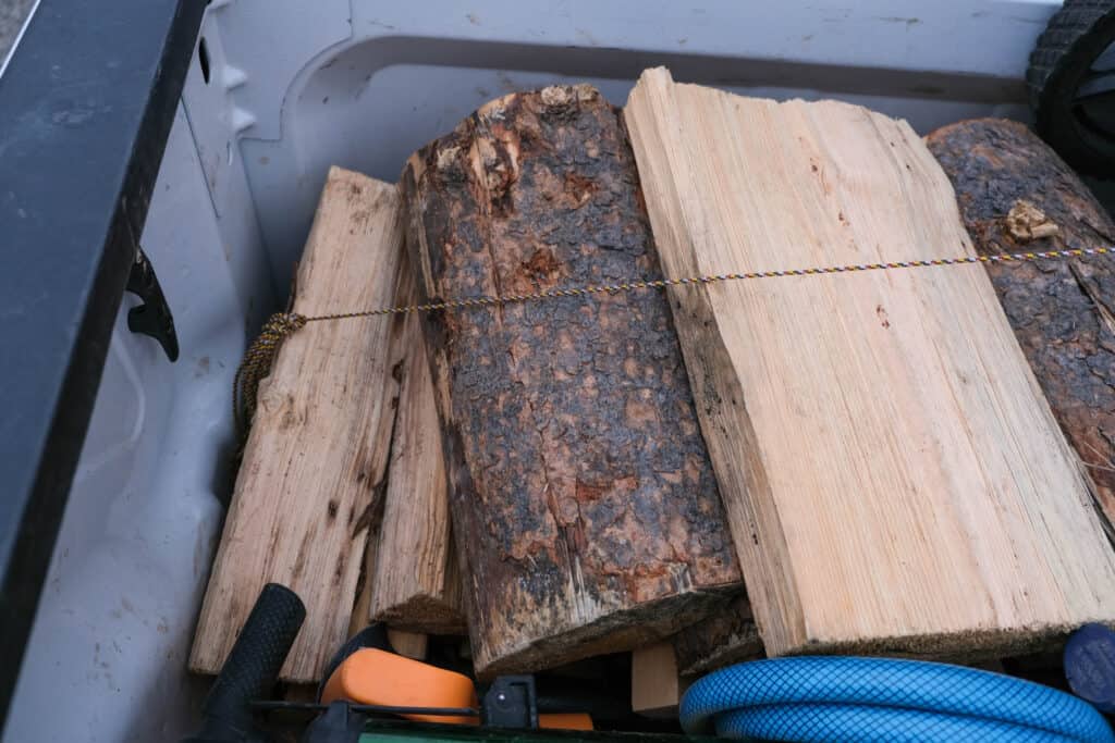 good firewood storage ideas with beyond bungee