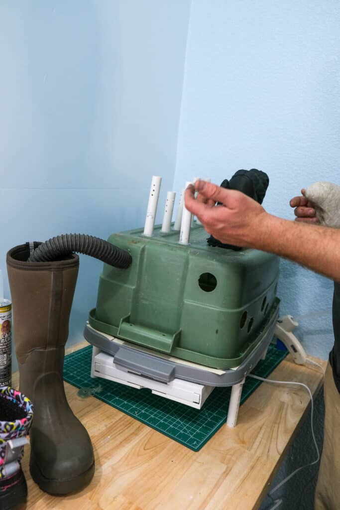 DIY Boot and Glove Dryer for 5 People! (cheap and easy!) The Crazy