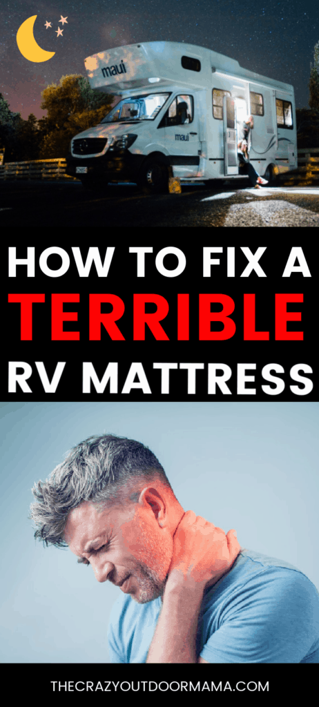 how to improve rv sleep replacing rv mattress
