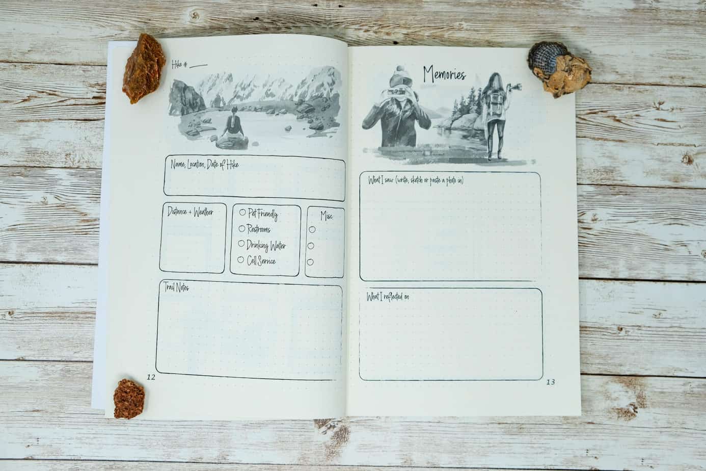 Women's Hiking Journal + Motivational Tracker Photo REVIEW (you won't