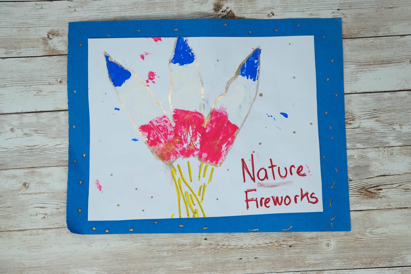 patriotic nature crafts fireworks