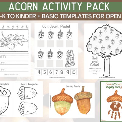 acorn activity pack
