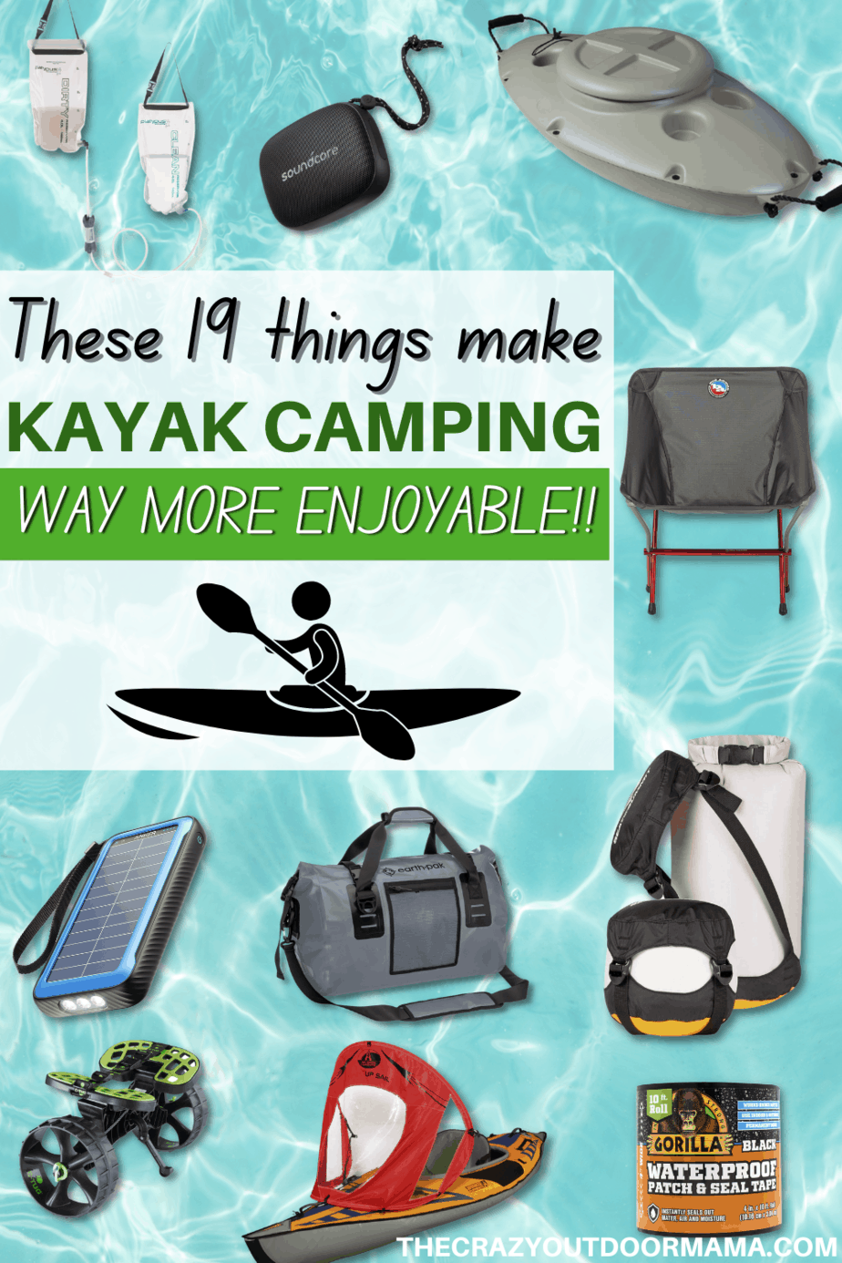 kayak camping trip essentials
