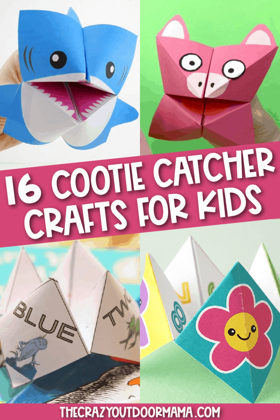 16 printable cootie catchers for kids free blank template folding